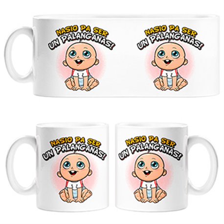 Tazas nacido para ser un palanganas Sevilla fútbol