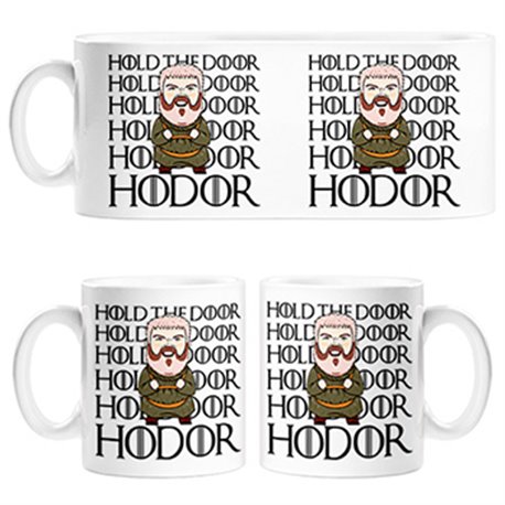 Taza Game Of Thrones Hodor frase Hold The Door