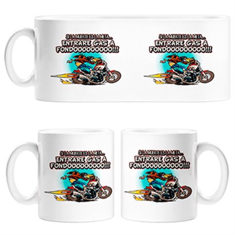 Taza Entraré Gas a fondo