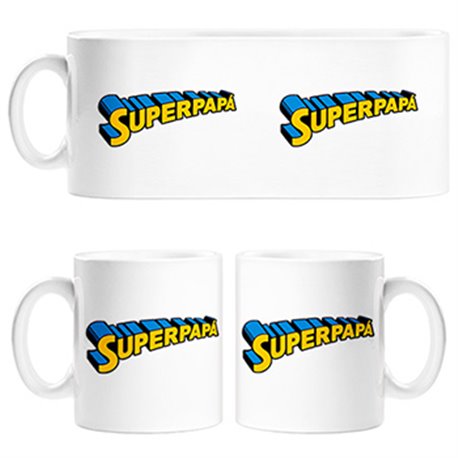 Taza Superpapá logo