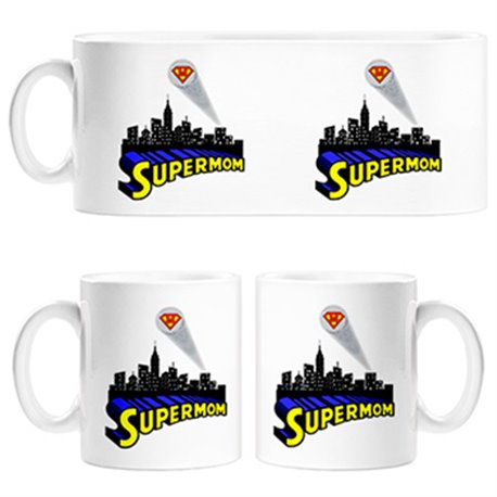 Taza Supermom regalo madre friki
