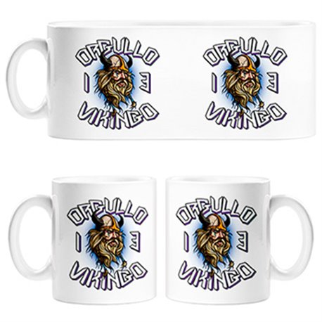 Taza Orgullo Vikingos 13 campeones de Europa