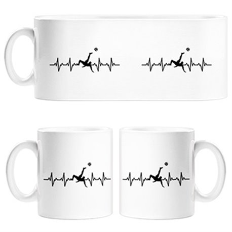 Taza el fútbol me da vida es mi pasión