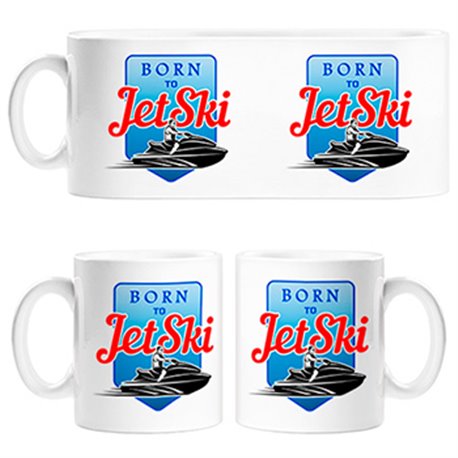 Taza Born To Be Jet Ski