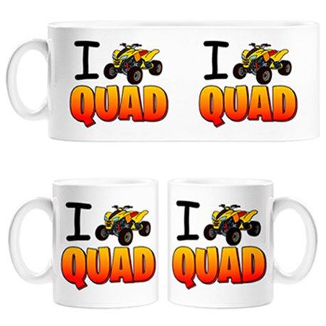 Taza I Love Quad
