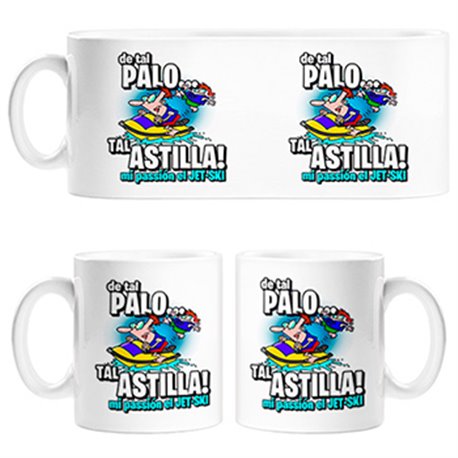 Taza mi passión el Jet Ski de tal palo tal astilla
