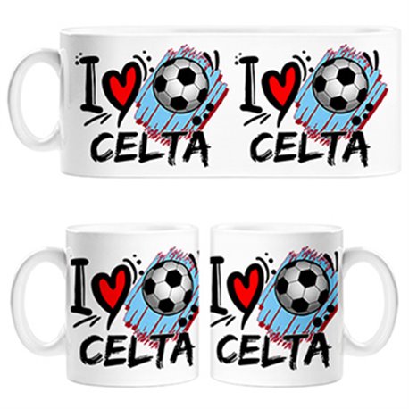 Taza I Love Celta fútbol