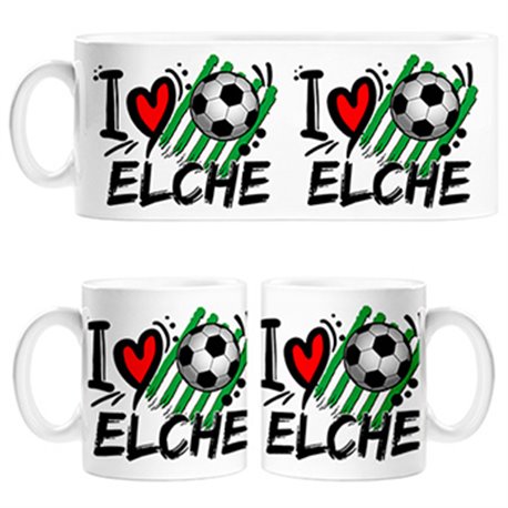 Taza I Love Elche fútbol