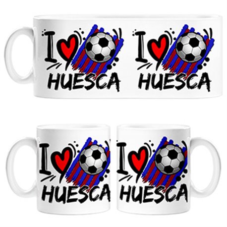Taza I Love Huesca fútbol