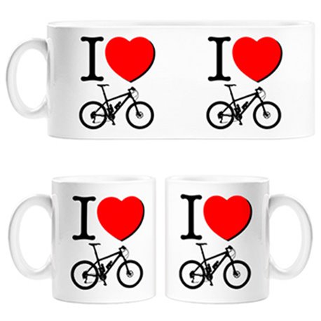 Taza I Love bicicleta