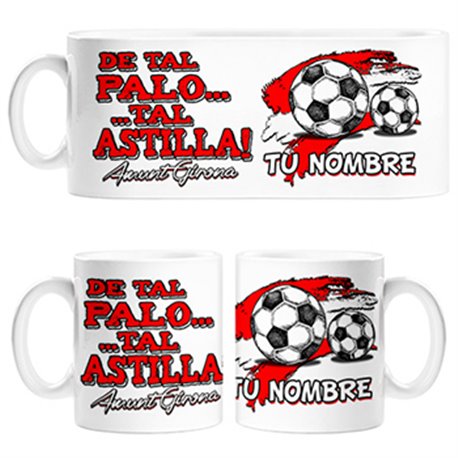 Taza de tal palo tal astilla Girona personalizable con nombre