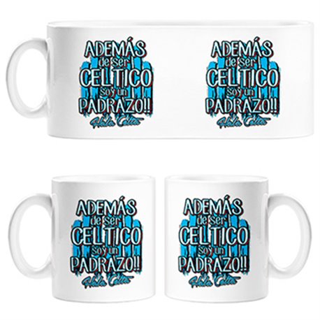Taza además de ser Céltico soy un padrazo Vigo fútbol