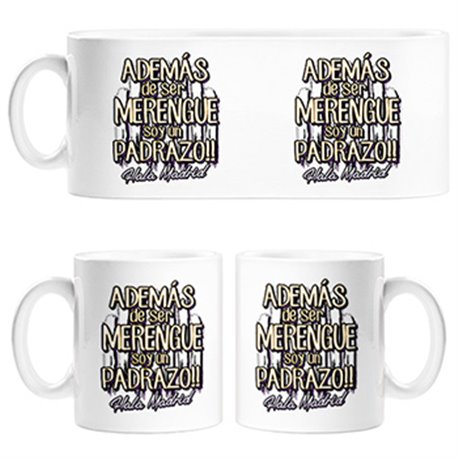 Taza además de ser Merengue soy un padrazo Madrid fútbol