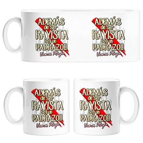 Taza además de ser Rayista soy un padrazo Vallecas fútbol