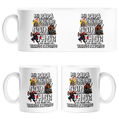 Taza papá tu eres mi vikingo favorito