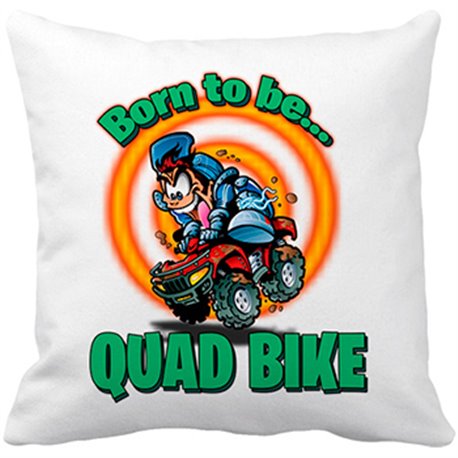 Cojín con relleno Born To Be Quad Bike