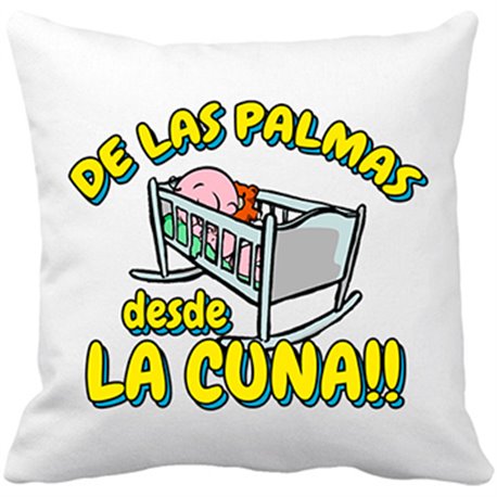 Cojín con relleno de Las Palmas desde la cuna Gran Canaria fútbol