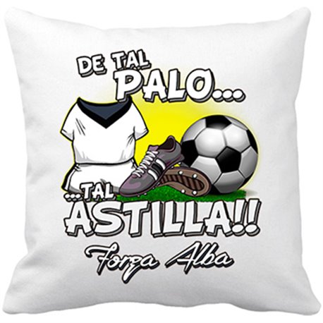 Cojín con relleno De tal palo tal astilla Albacete fútbol