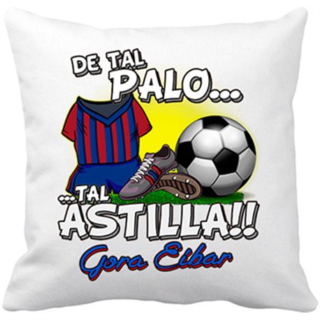 Cojín con relleno De tal palo tal astilla Eibar fútbol