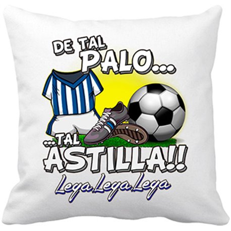 Cojín con relleno De tal palo tal astilla Leganés fútbol