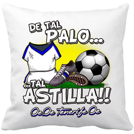 Cojín con relleno de tal palo tal astilla Tenerife fútbol