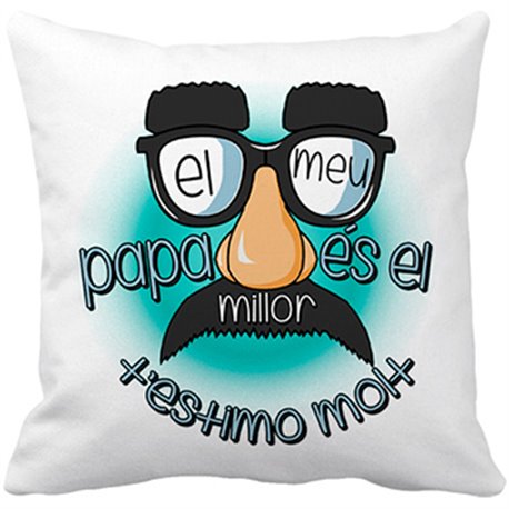 Cojín con relleno El meu papa és el millor