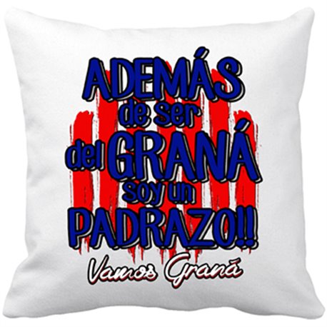 Cojín con relleno Granada además de ser del Graná soy un padrazo