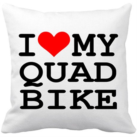 Cojín con relleno I Love My Quad Bike
