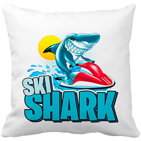Cojín con relleno Jet Ski Shark