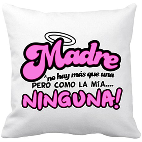 Cojín con relleno madre no hay más que una pero como la mía no hay ninguna rosa