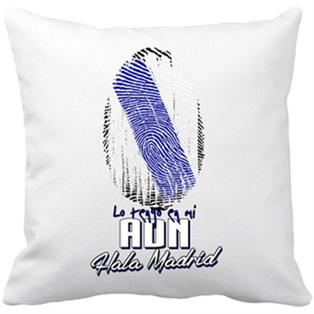 Cojín con relleno lo tengo en mi ADN Madrid fútbol