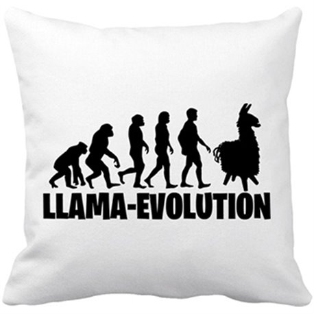 Cojín con relleno Llama Evolution