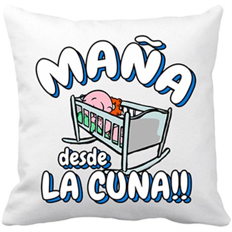 Cojín con relleno Maña desde la cuna Zaragoza fútbol