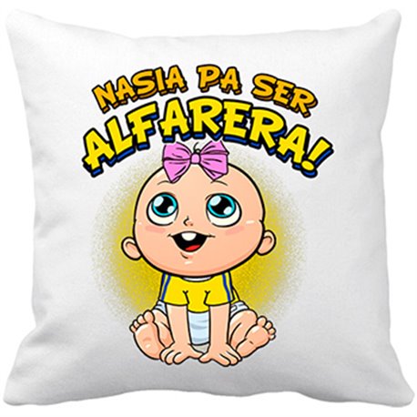 Cojín con relleno nacida para ser Alfarera Alcorcón fútbol