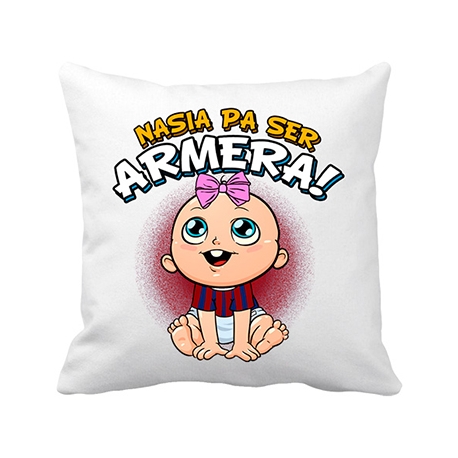Cojín con relleno nacida para ser Armera Eibar fútbol