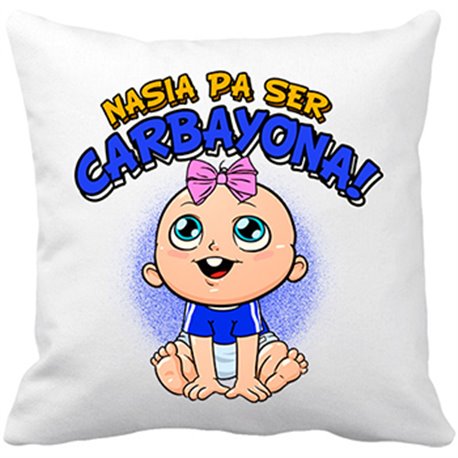 Cojín con relleno nacida para ser Carbayona fútbol