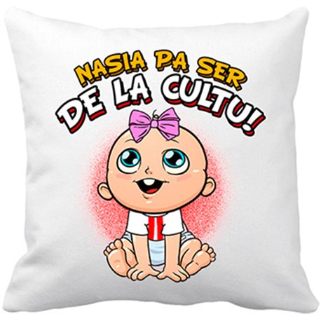 Cojín con relleno nacida para ser de la Cultu Leonesa fútbol