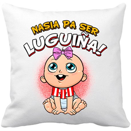 Cojín con relleno nacida para ser Luguiña Lugo fútbol