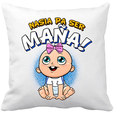 Cojín con relleno nacida para ser Maña Zaragoza fútbol