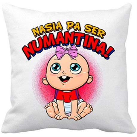 Cojín con relleno nacida para ser Numantina Numancia fútbol