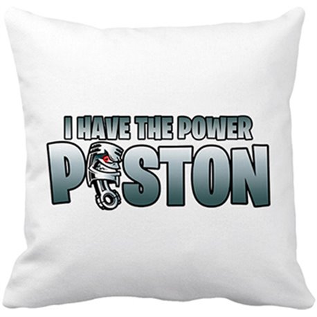 Cojín con relleno Motocross I Have The Power Piston
