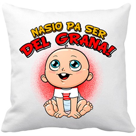 Cojín con relleno nacido para ser del Graná Granada fútbol