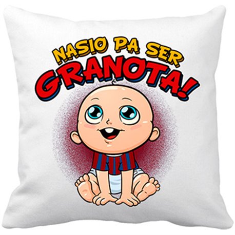 Cojín con relleno nacido para ser Granota Levante fútbol