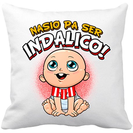 Cojín con relleno nacido para ser Indálico fútbol