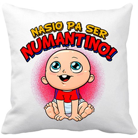 Cojín con relleno nacido para ser Numantino Numancia Fútbol