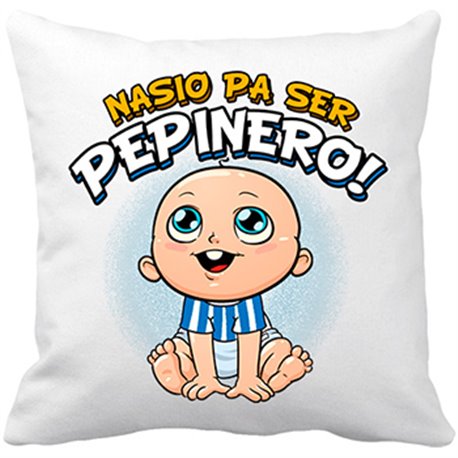 Cojín con relleno nacido para ser Pepinero Leganés fútbol