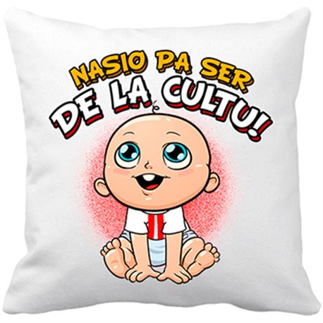 Cojín con relleno nacido para ser de la Cultu Cultural Leonesa fútbol