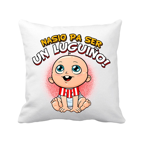 Cojín con relleno nacido para ser Luguiño Lugo fútbol