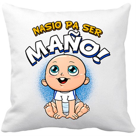 Cojín con relleno nacido para ser Maño Zaragoza fútbol