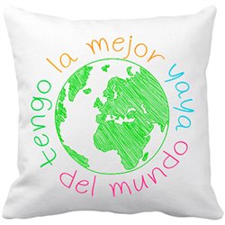 Cojín con relleno personalizada con foto I Love You